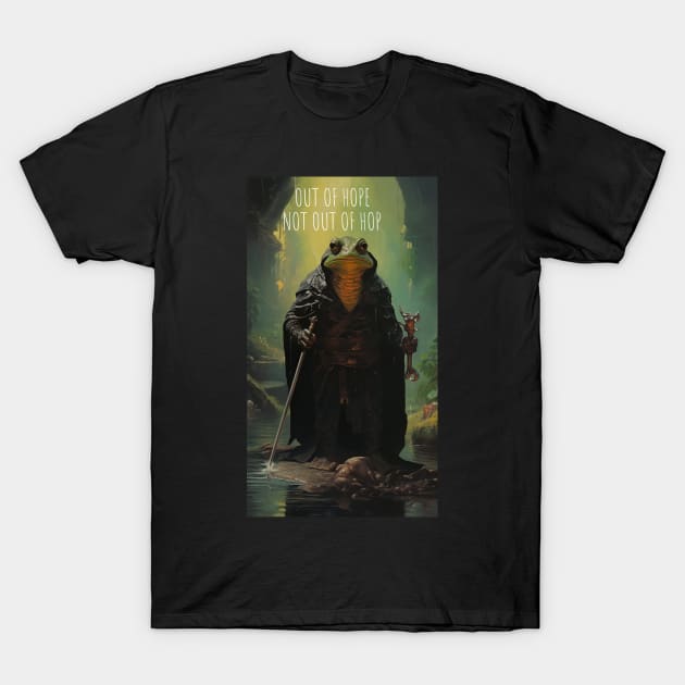 HOPE - DARK FANTASY ART STYLE FROG T-Shirt by Vista Threads Co